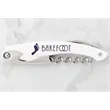 White Corkscrew Bottle Opener