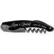 Black Corkscrew Bottle Opener