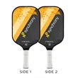 PIKKL® VANTAGE PRO PICKLEBALL PADDLE WITH CUSTOM SKINS - 16M