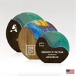 Circle Wave Puzzle Plaque
