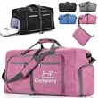 Foldable Duffle Gym Bag with Shoe Compartment