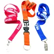 Premium Screen-Printed Polyester Lanyard