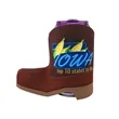 USA Made Dye Sub Cowboy Boot Shaped Cooler