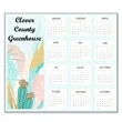 3.5" x 4" Small Magnetic Calendar 20 Mil