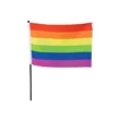 8" Pride Stick Flag