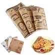 12" x 12" Custom Greaseproof Food Wrap Wax Paper Deli Sheets