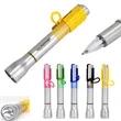LED Light-Up Black Ink Pen with Necklace