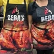 Sublimated Apron - One Pocket - Full Print Cooking Painting