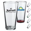 Spiral Pint Glasses, 16 oz
