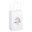 White Kraft Paper Shopper Bag - Color Evolution