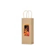 Natural Kraft Twisted Paper Handle Wine Bag - DIGITAL