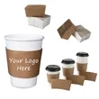 Custom Premium Printed Kraft Coffee Cup Sleeves
