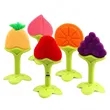 Baby Fruit-Shaped Teething Toys Key Set