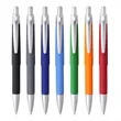 Frosted Plastic Multicolor Retractable Ballpoint Pens