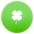Four Leaf Clover Round Stress Ball