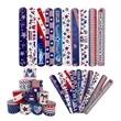 Patriotic American Flag Slap Bracelet Stars And Stripes