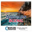 2026 Spiral Bound American Scenic Wall Calendar
