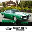 2026 Stapled Muscle Cars Wall Calendar