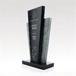 Resurgence Freestanding Marble Award with Grey Accent