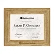 Barnwood 8.5" x 11" Brown Frame - 2" Wide