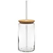 16 oz. Soda Can Glass with Bamboo Lid