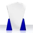 Facet Top Award with Blue Accents