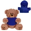 Plush Bear w/ Embroidered Paws and Hoodie