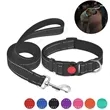 Reflective Dog Collar And Leash Set