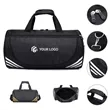 Large capacity dry and wet separation crossbody fitness bag