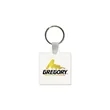 Square Shaped USA Made Vinyl Keychain