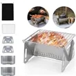 Portable Grill Foldable Wood Stove