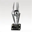 Aspire Award - Polished Stainless Spires, Black Base
