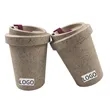 Degradable bamboo fiber environmental protection coffee cup