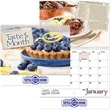 Taste Of Month Wall Calendar Spiral