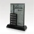 Perpetual Slate Award on Black Marble Base