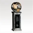 World Globe Award - Metallic Resin & Black Glass - Horizons