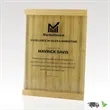 Eco-Friendly Bamboo Plaque - Preservation w/ Jade Glass
