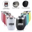 12Oz Stainless Steel Stemless Wine Glasses