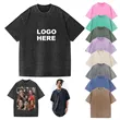 Men's Oversized T-Shirts Vintage Tee Unisex Short Sleeve