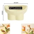 Ceramic Neck Protection High-legged Pet Bowl