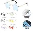 Rimless Star Shape Sunglasses