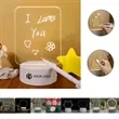 Bedroom Home Office Gifts Light Up Clear Dry Erase Board