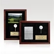 Mahogany Frame with Scorecard/Photo - Golf Shadowbox