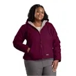 Women's Sherpa-Lined Softstone Duck Hooded Jacket