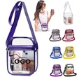 Summer Clear PVC Stadium Crossbody Bag