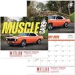 Muscle Car Wall Calendar Stapled