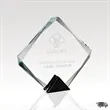 Beveled Glass Award - Marble Base - Thaumas