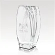 Hand-Blown European Crystal Vase - Etched - Celesta
