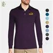 REPREVE® - Men's rPET Polyester Long Sleeve Polo