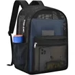 Heavy Duty Semi-Transparent Mesh Backpack
